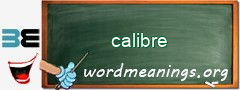 WordMeaning blackboard for calibre